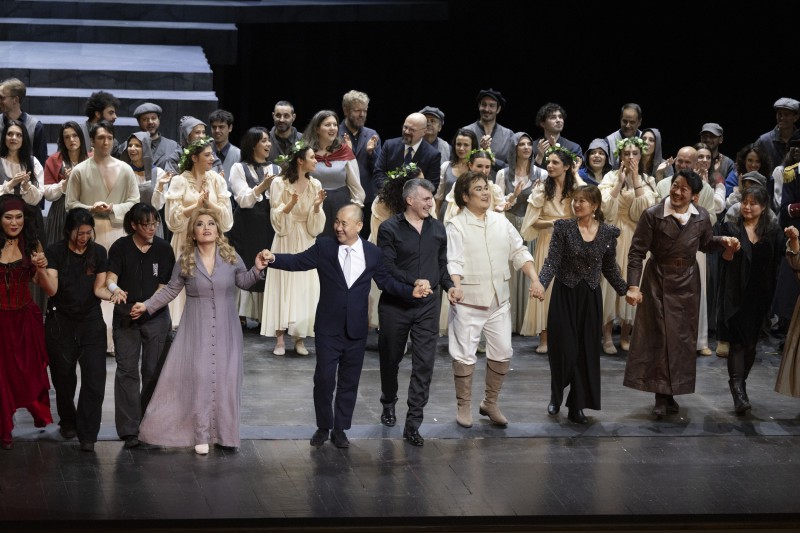 ▲ 오페라 '안드레아 셰니에' 커튼콜.ⓒ대구오페라하우스