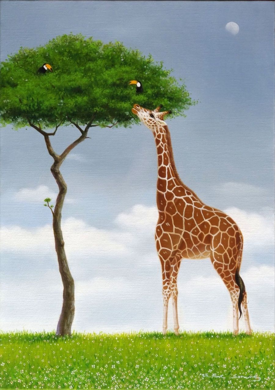 ▲ 박소령 작가는 그림속의 소재가 나랑 닮지는 않았어도 그 표정에서 또 하나의 내가 표현된다고 한다.ⓒ아트도서관