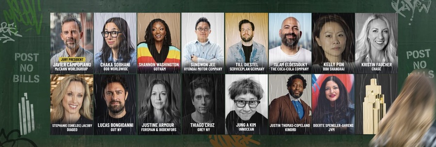▲ 2025 뉴욕 페스티벌 이그제큐티브 심사위원 15인. ©NewYork Festival