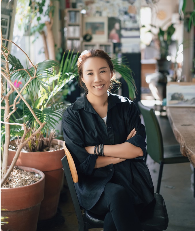 ▲ 가든 디자이너 황지해 작가.ⓒ청주시