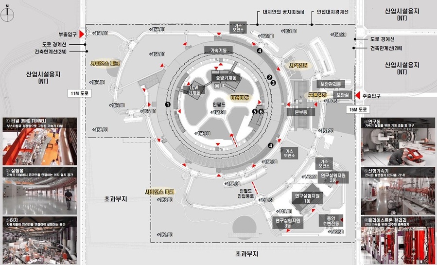 ▲ 다목적방사광가속기 배치도.ⓒ충북도