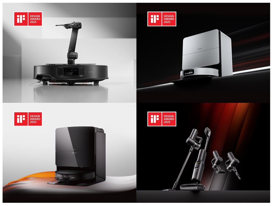 ▲ 로보락이 iF 디자인 어워드 2025에서 9개 부문 수상했다. ⓒ로보락
