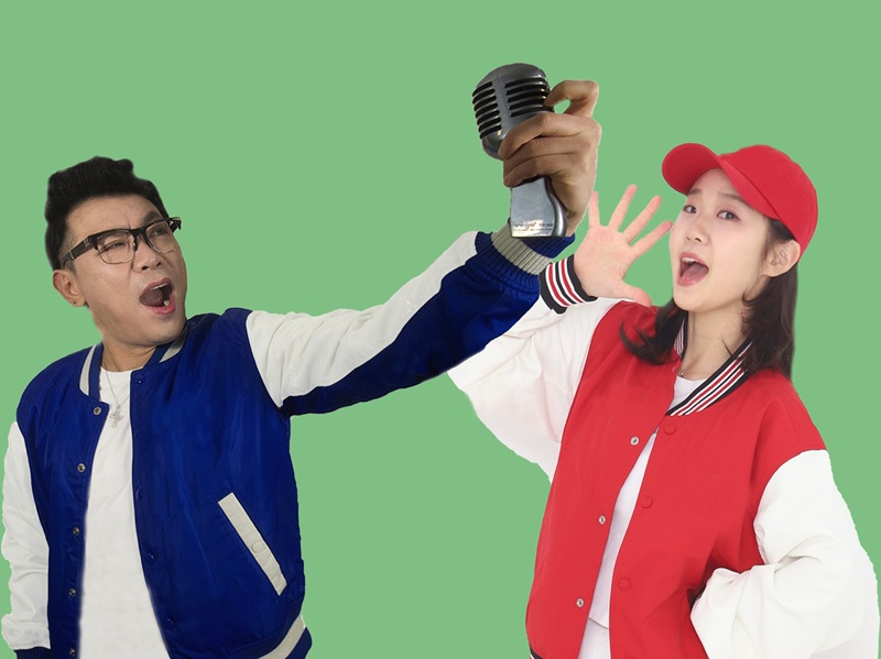 ▲ 가수 김진웅(왼쪽)과 권미희(오른쪽).