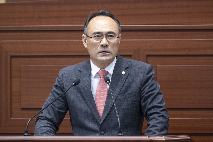 ▲ 경북도의회 황재철 의원(영덕, 국민의힘)은 20일 제353회 임시회 5분 자유발언을 통해 ‘영덕 고래불 프로젝트’의 신속한 추진을 주문했다.ⓒ경북도의회