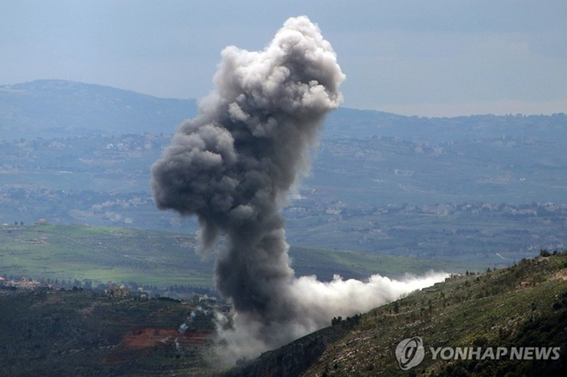 ▲ 레바논 남부 폭격. EPA 연합뉴스 자료사진. ⓒ연합뉴스