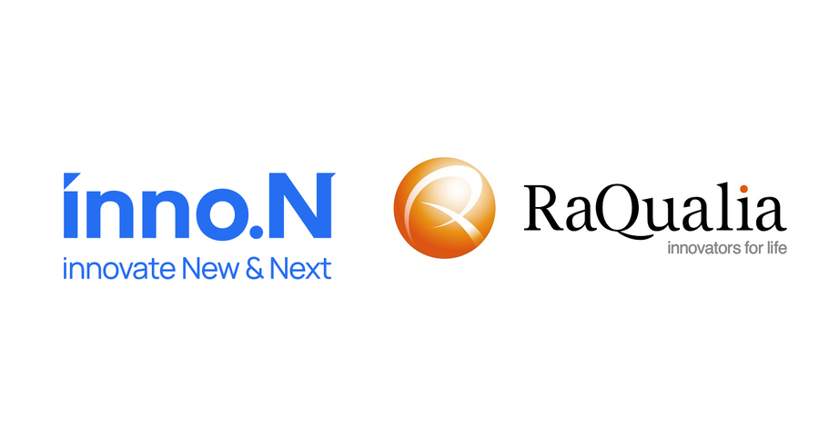 ▲ HK이노엔(왼쪽)과 라퀄리아 로고. ⓒ각 사