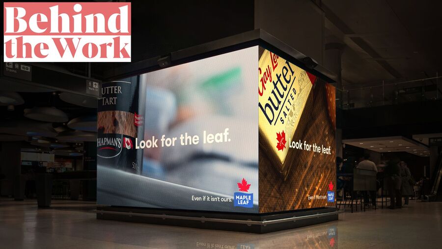 ▲ 메이플 리프 푸즈의 'Look for the leaf' 캠페인. ©Maple Leaf Foods