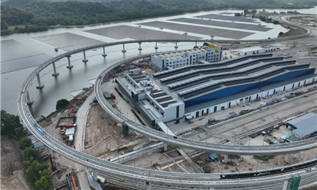 ▲ 싱가포르 종합 철도 시험 센터 (SRTC) 전경ⓒGS건설