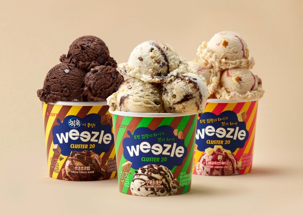 ▲ 위즐 신규 제품 3종 연출컷ⓒ롯데웰푸드