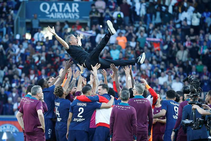 ▲ UCL에서 단 한 번도 우승하지 못한 PSG. 리그 조기 우승에로 UCL 올인 체제에 들어갔다.ⓒPSG 제공