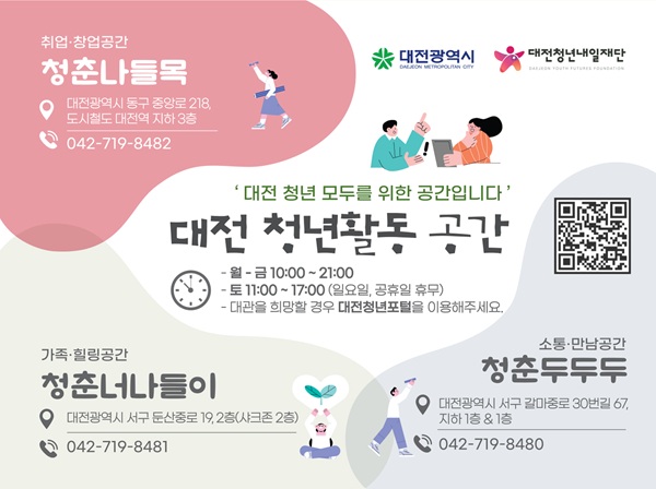 ▲ 맞춤형 청년 프로그램 포스터.ⓒ대전시