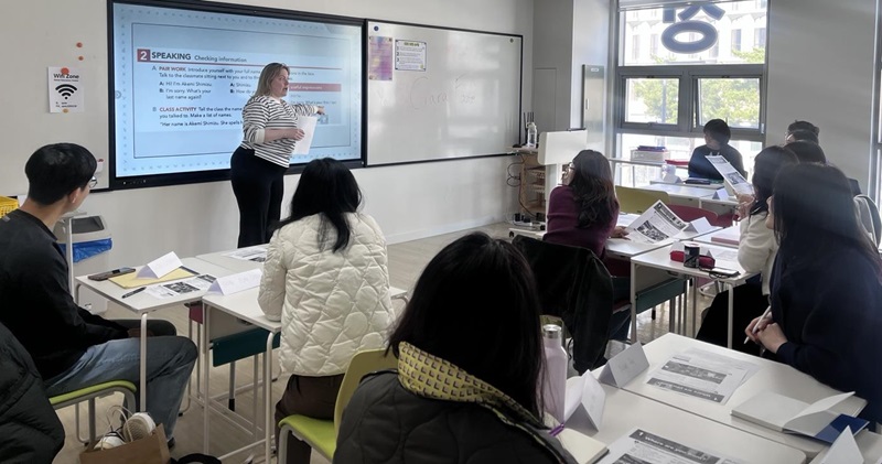 ▲ 세종시국제교육교류센터가 학생들을 대상으로 외국어 교육 프로그램을 운영하고 있다.ⓒ세종교육청