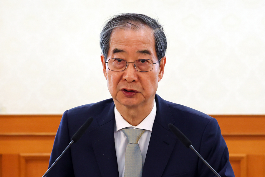 ▲ 한덕수 대통령 권한대행 국무총리. ⓒ뉴시스