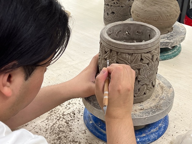 ▲ 도예 교육.ⓒ명지대