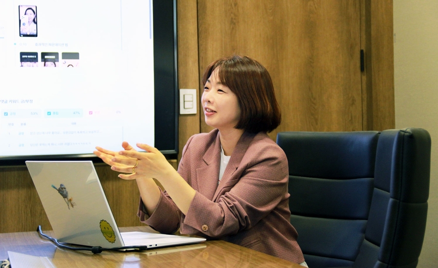 ▲ 스텔라이즈 사업을 기획한 김영은 인크로스 전략기획실 실장. ⓒ인크로스