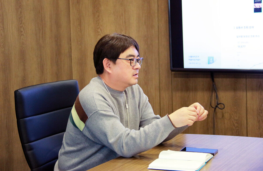 ▲ 스텔라이즈 플랫폼 운영과 영업을 맡고 있는 김희수 인크로스 미디어사업실 실장. ⓒ인크로스