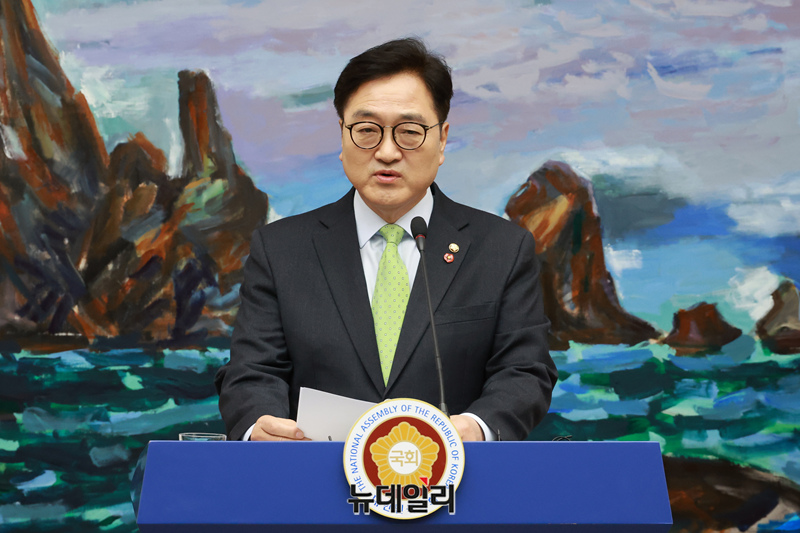 ▲ 우원식 국회의장. ⓒ이종현 기자