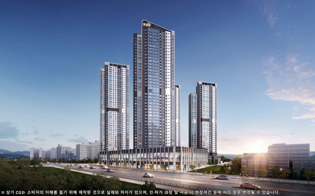 ▲ '양주역 제일풍경채 위너스카이' 투시도ⓒ제일건설