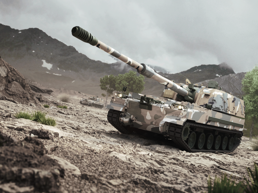 ▲ K9 자주포 ⓒ한화에어로스페이스