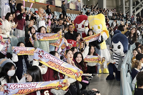 ▲ 프로야구 키움히어로즈 홈경기 '서울여자대학교 DAY'.ⓒ서울여대