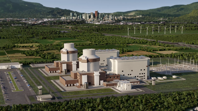 ▲ 현대건설-웨스팅하우스가 공동으로 글로벌 확대 추진 중인 대형원전 AP1000® 조감도.ⓒ현대건설