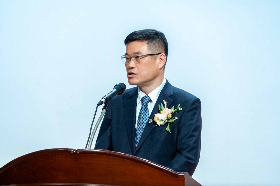 ▲ 임승철 한국원자력안전기술원(KINS) 신임 원장이 취임사를 하고 있다. ⓒ한국원자력안전기술원