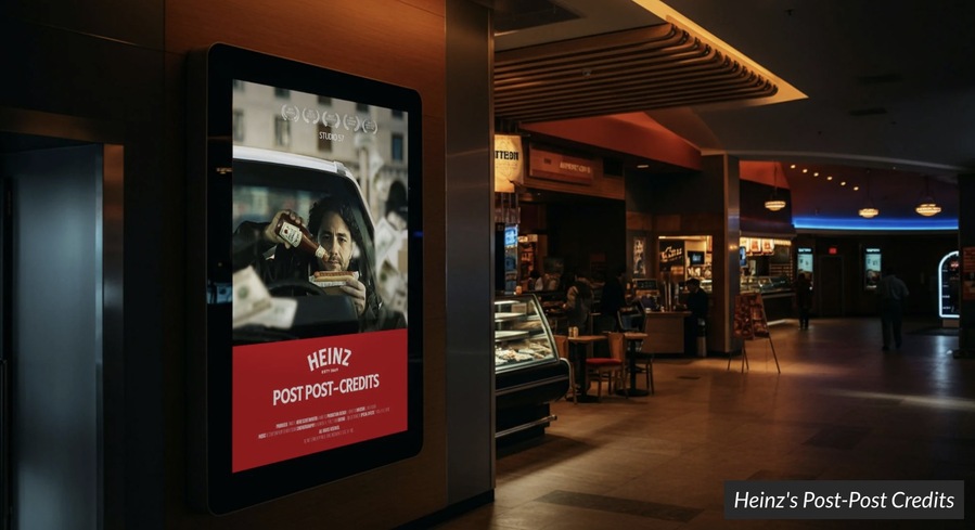 ▲ 하인즈의 'Post-Post Credits' 캠페인. ©하인즈