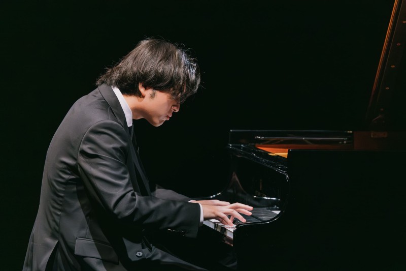 ▲ 피아니스트 김아인의 비제우 국제 콩쿠르 실황.ⓒFestival Internacional de Música da Primavera de Viseu