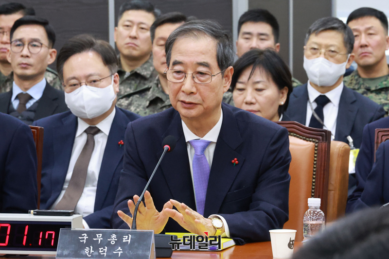 ▲ 한덕수 대통령 권한대행 국무총리. ⓒ이종현 기자