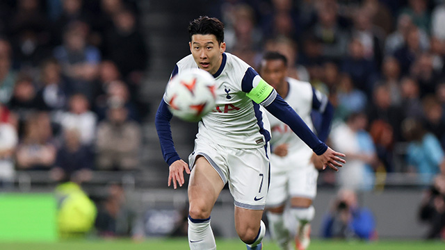 ▲ 토트넘의 손흥민이 훈련에 복귀하며 프랑크푸르트와 UEL 8강 2차전을 준비했다.ⓒ연합뉴스 제공