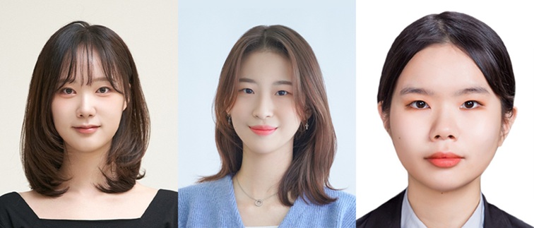 ▲ 왼쪽부터 심화과정 연구책임자인 김은하, 유민선, 권가연 석사과정생.ⓒ동국대