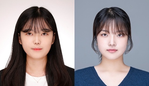 ▲ 왼쪽부터 일반과정 연구책임자인 김효원, 이유진 석사과정생.ⓒ동국대