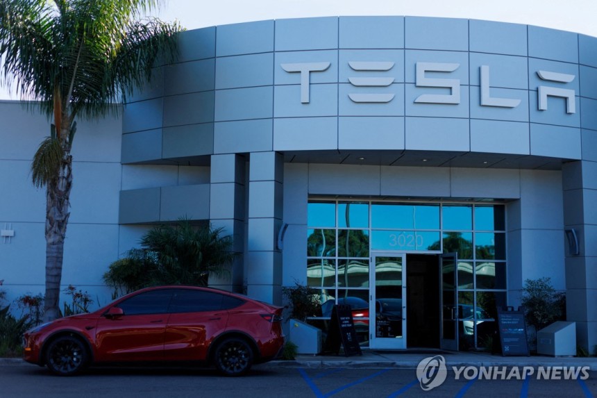 ▲ 미국 캘리포니아의 테슬라 매장. ⓒ연합뉴스 제공.