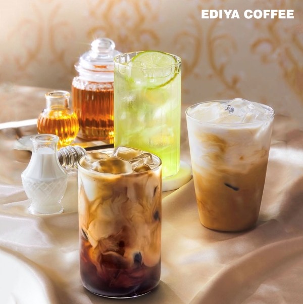 ▲ 봄 시즌 메뉴 ‘꿀 음료’ 3종ⓒ이디야커피