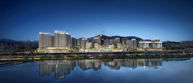 ▲ 아크로 한남 투시도. ⓒDL이앤씨