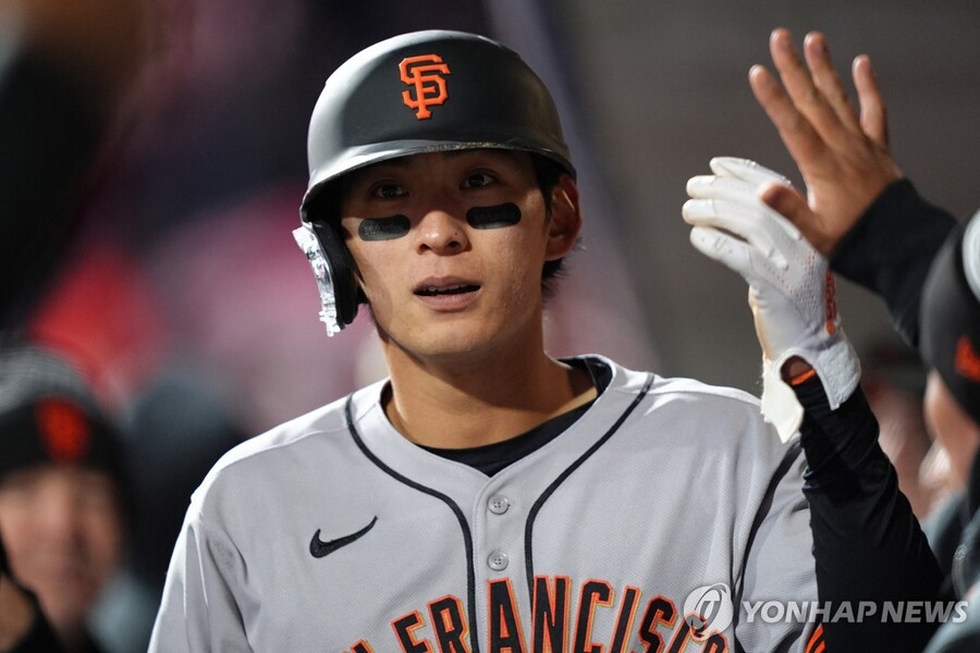 ▲ 샌프란시스코 이정후가 2일 연속 멀티 히트를 기록했다. 2루타도 올 시즌 10개를 돌파했다.ⓒ연합뉴스 제공