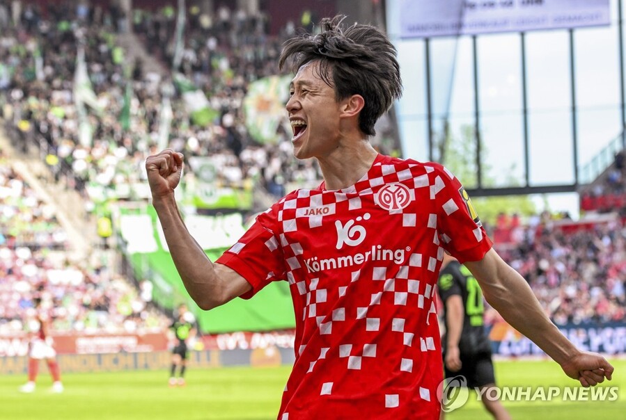 ▲ 마인츠의 이재성이 한 시즌 개인 최다 득점 타이 기록인 7골을 기록했다.ⓒ연합뉴스 제공
