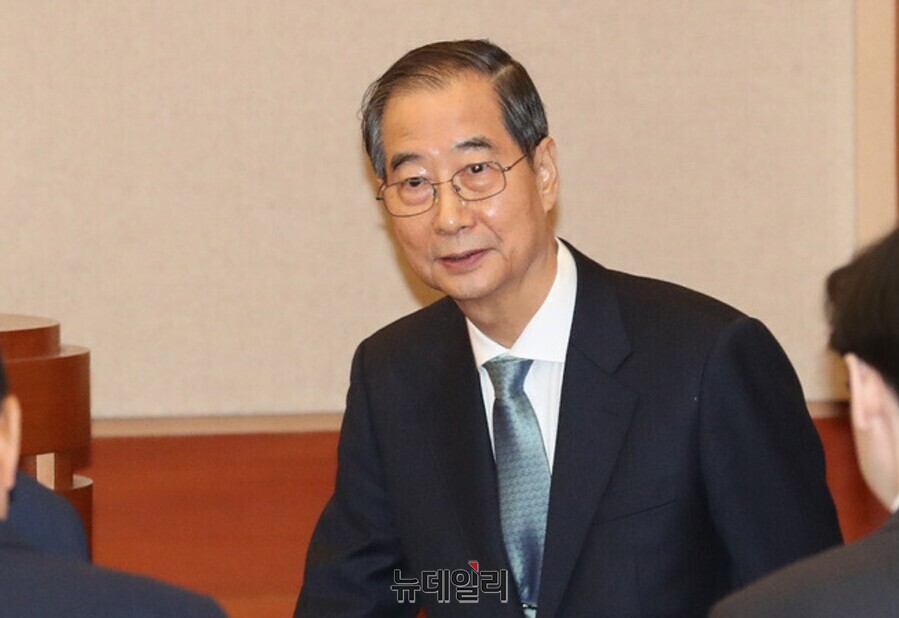 ▲ 한덕수 대통령 권한대행 겸 국무총리.ⓒ뉴데일리 DB.