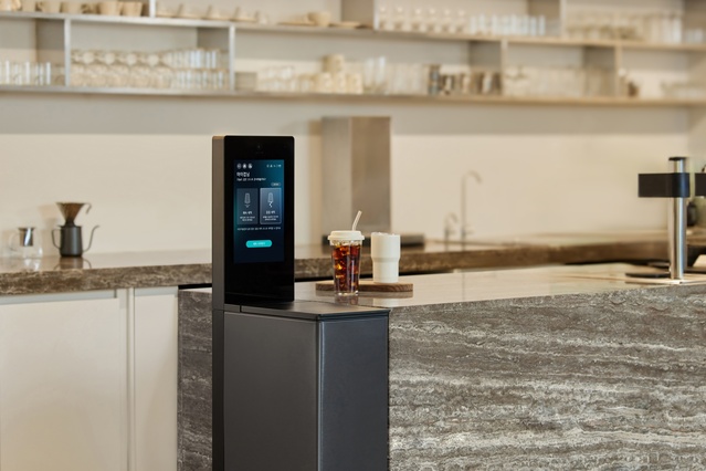 ▲ 텀블러 세척기 '마이컵' 제품 이미지.ⓒLG전자