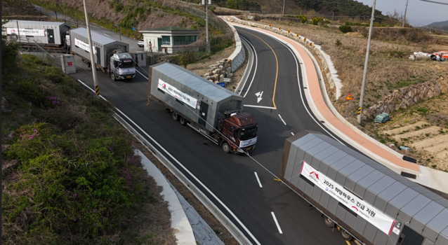 ▲ 손해보험 사회공헌협의회가 대형 산불로 피해를 입은 경북 지역 주민을 위해 희망하우스를 지원했다.ⓒ손해보험협회