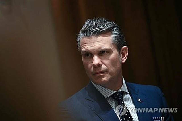 ▲ 피트 헤그세스 미국 국방장관. AFP 연합뉴스. ⓒ연합뉴스