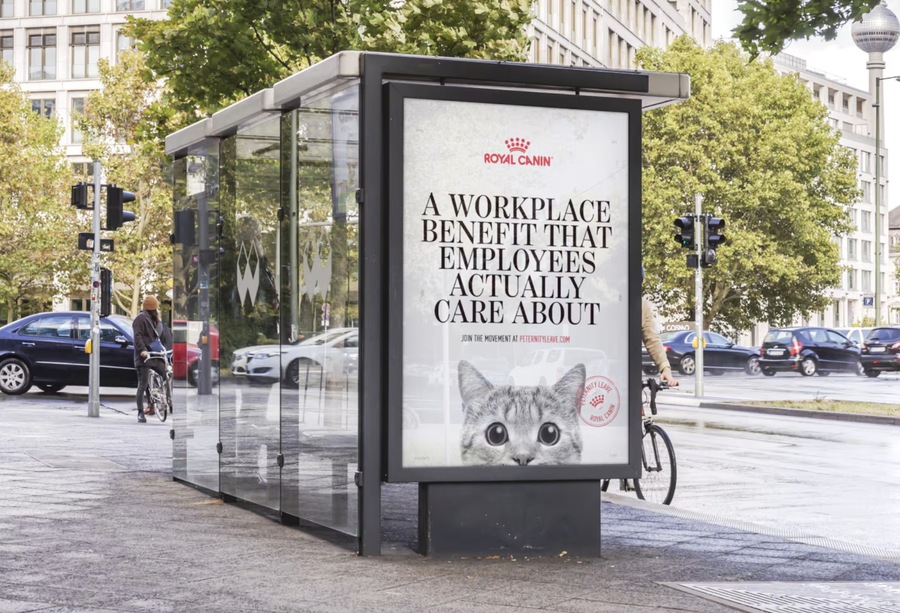 ▲ 로얄캐닌의 'Peternity Leave' 캠페인. ©로얄캐닌