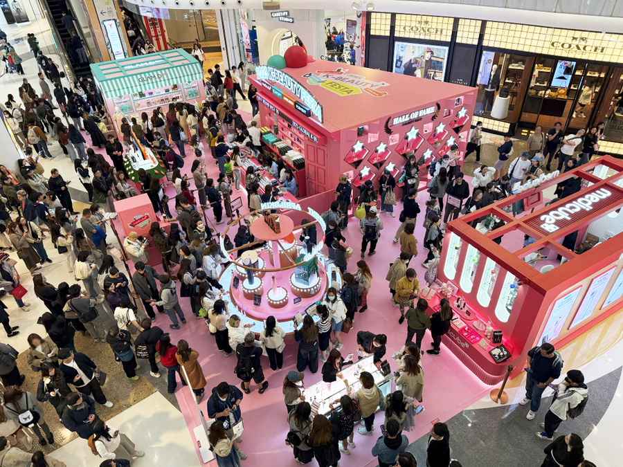 ▲ 에이피알 홍콩 몽콕 팝업 스토어 현장ⓒ에이피알