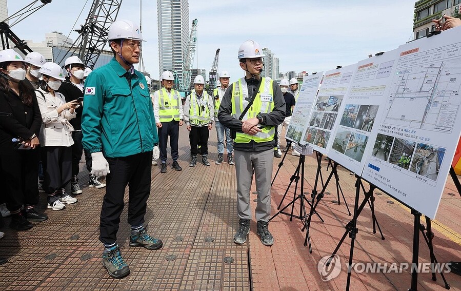 ▲ 영동대로 지하공간 복합개발공사 현장찾은 오세훈 서울시장 ⓒ서울시