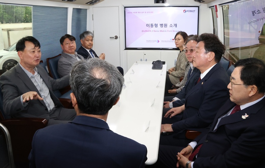 ▲ 경상북도와 경주시는 20일부터 26일까지 7일간, 국립중앙의료원 중앙응급의료센터 주관으로 경주시 황성공원 일원에서 ‘2025년 이동형 병원 설치·운영 훈련’을 펼친다.ⓒ경북도