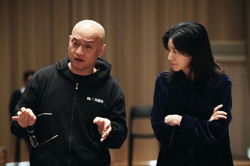 ▲ 연극 '헤다 가블러' 연습 현장.ⓒLG아트센터