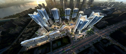 ▲ 용산정비창 전면제1구역 조감도. ⓒ포스코이앤씨