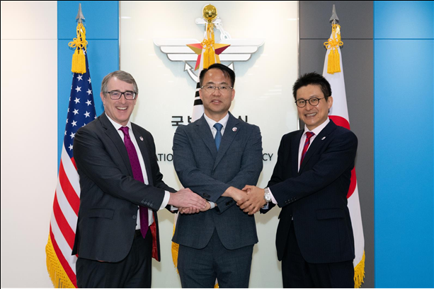 ▲ 한미일 국방 당국이 지난 22~23일 올해 상반기 개최하는 안보회의(DTT)의 주요 의제를 논의하기 위한 DTT 실무회의를 용산 국방부 청사에서 개최했다. ⓒ국방부 제공