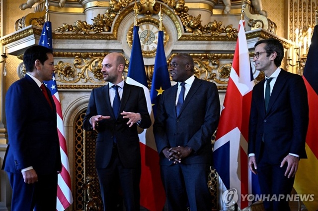 ▲ 프랑스 파리에서 열린 미국, 유럽, 우크라이나 회담. 250417 로이터 연합뉴스 자료사진. ⓒ연합뉴스
