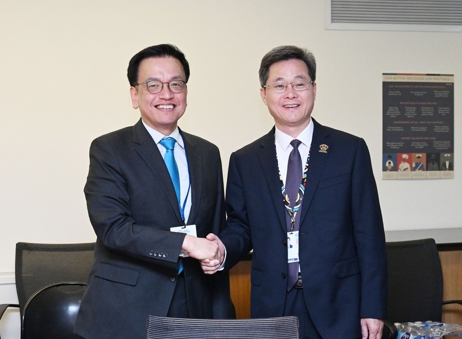 ▲ 최상목 부총리, 란 포안 중국 재무장관 면담 ⓒ연합뉴스